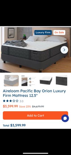 Brand New Mattress- Aireloom Pacific Bay Orion Luxury Firm Mattress 12.5"