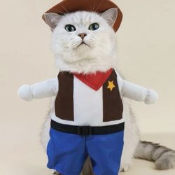 Pet Halloween Cowboy Costume