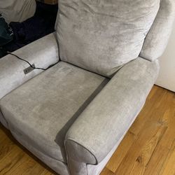 Raymore & Flanigan  Love Seat recliner   Platinum Color 