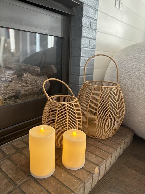 Lantern With Flameless Candle