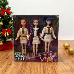 3 Pcs Set K-Pop Demon Hunter Doll With Music and Light Singing Song