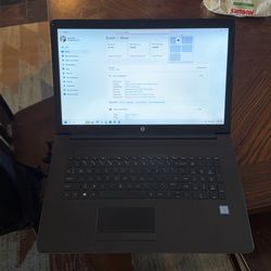 $100 HP 17.3” Laptop - Intel Core i5-8265U, 8GB RAM, 477GB Storage, Windows 11 Home - Good Condition
