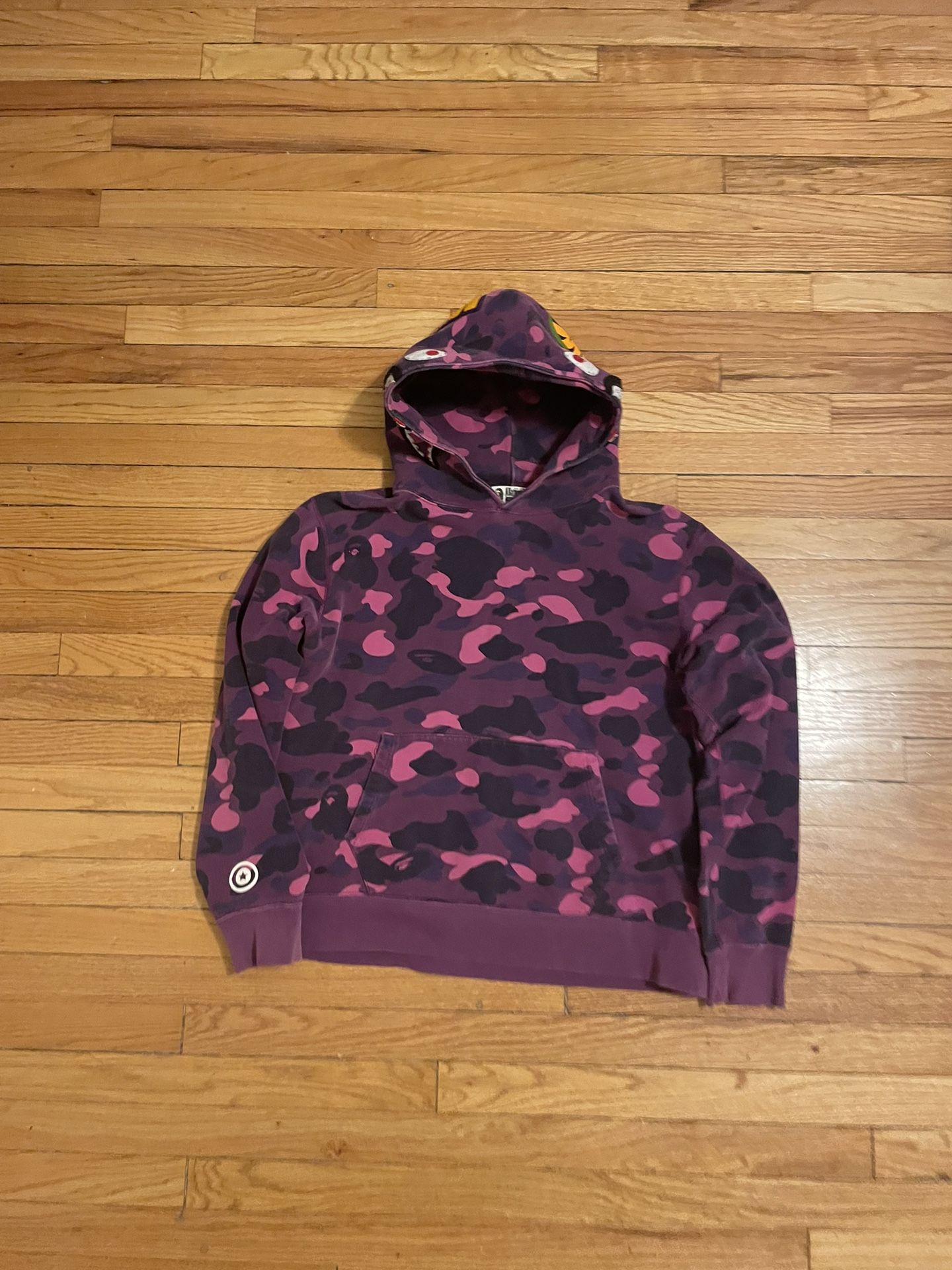 Purple Bape Pullover Hoodie