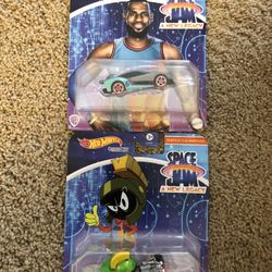 2- Hot Wheels Space Jam Vehicles.