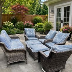 7pc Outdoor Patio Furniture Set 