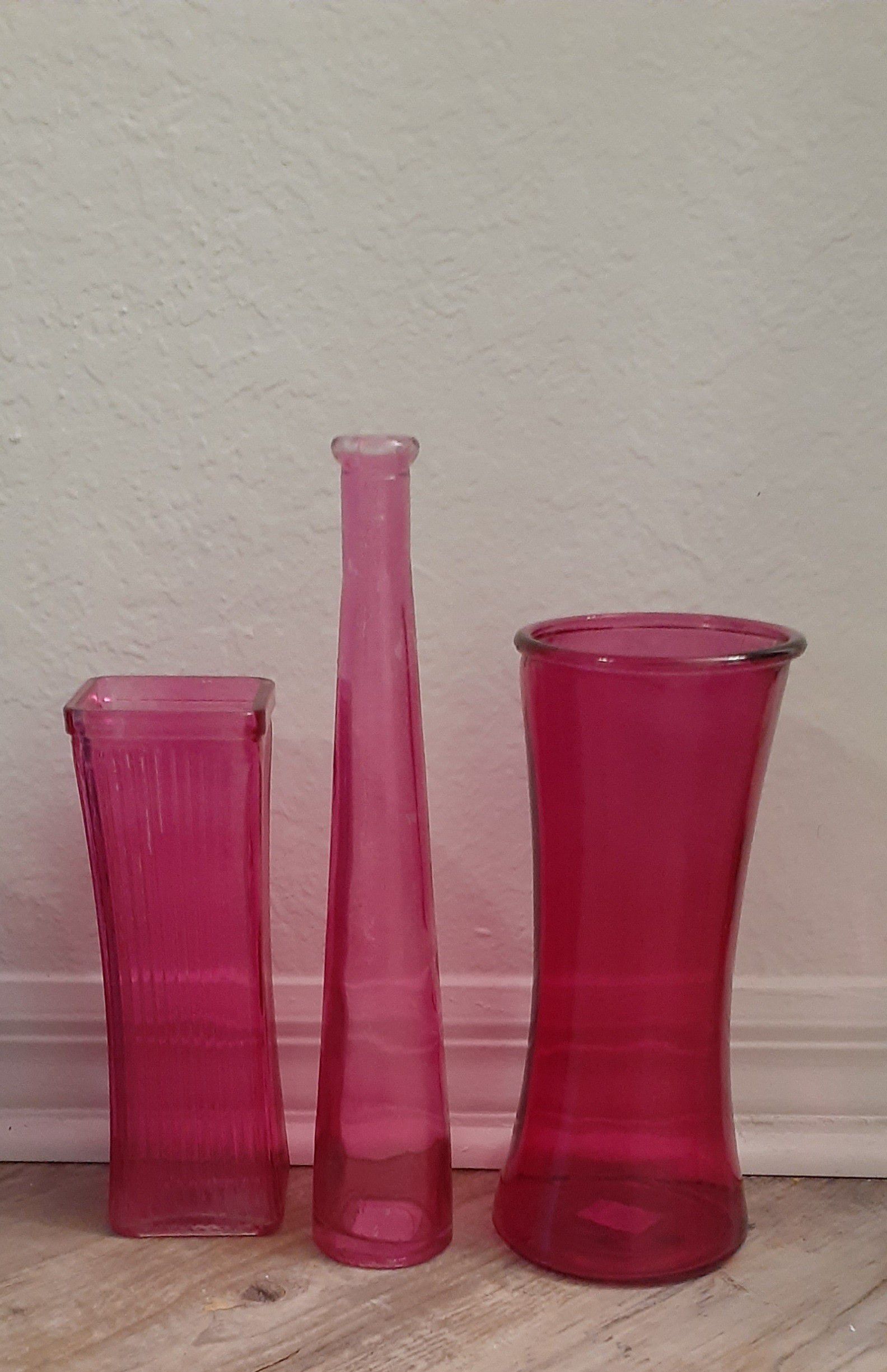 3 Small Vases for Sale