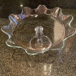 Glass Cake/Dessert Stand - $12