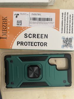 S22 Ultra Case and Protector (3x)