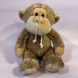 Gund 12” Brown Monkey STRINGER Plush Stuffed Animal Toy # 2616 Excellent Used… 