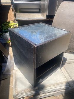 IKEA black side table
