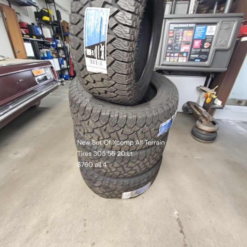 New Set Of Xcomp All Terrain Tires 305 55 20 Lt