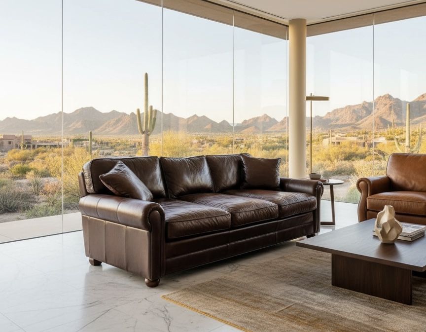 Free Delivery Restoration Hardware Leather Lancaster Couch