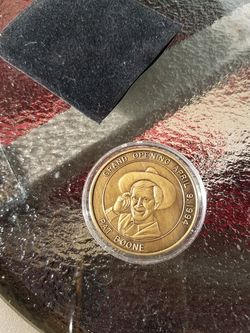 Will Rogers Follies coin/Pat Boone