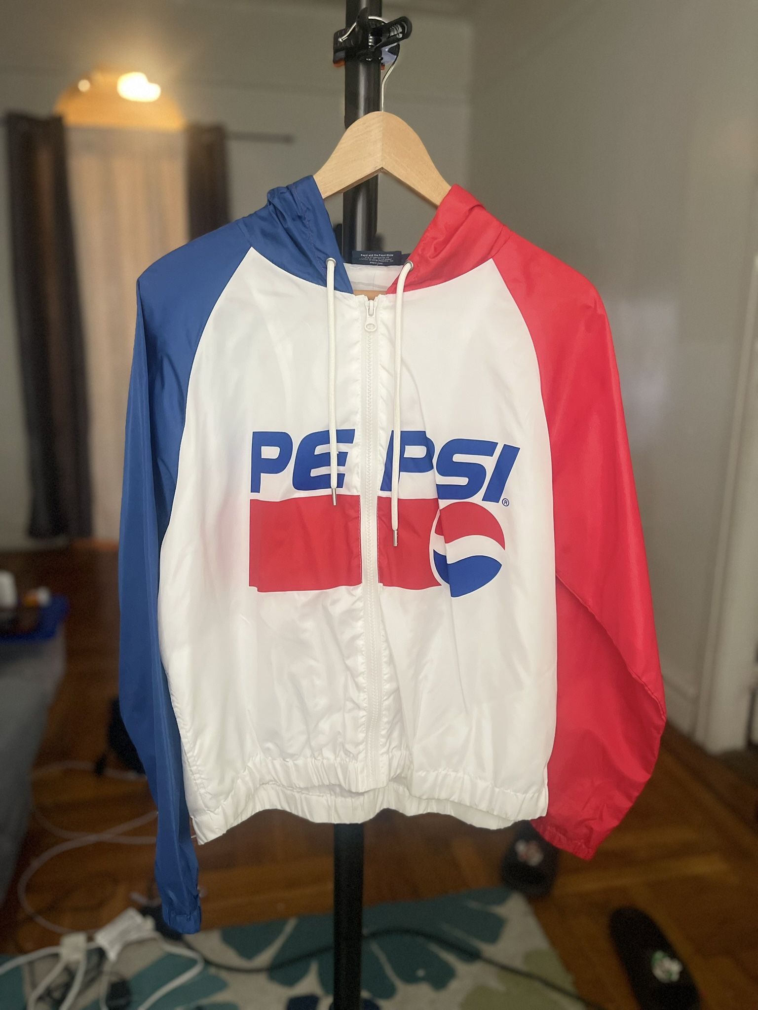 It’s a Coca-Cola windbreaker