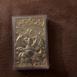 1999 24k Gold Plated Charizard