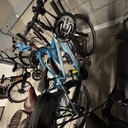 Two great condition class 1 E bikes and accessories