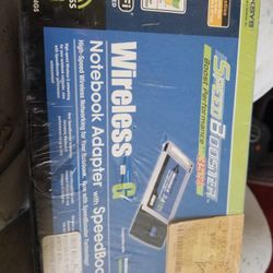 Wireless G Notebook Adapter Linksys Vintage Sealed