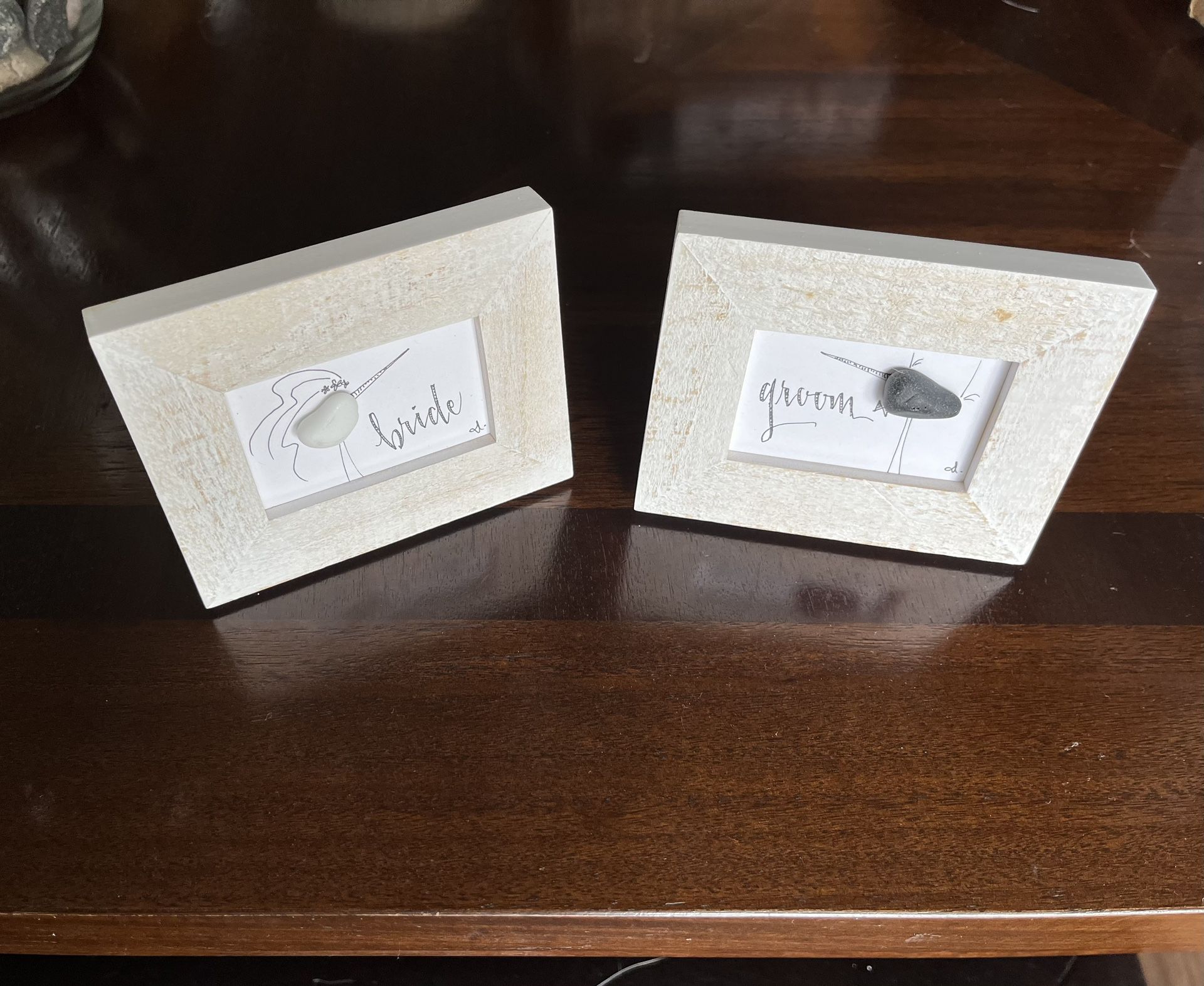 Bride & Groom Place Setting Tags / Decor