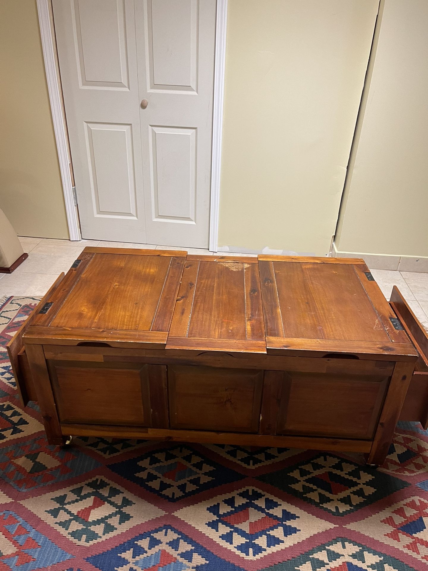 Coffee Table With Console