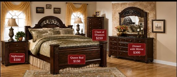 Queen Ashley Bedroom Set.