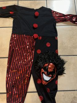 Crome Clown Kids Costume