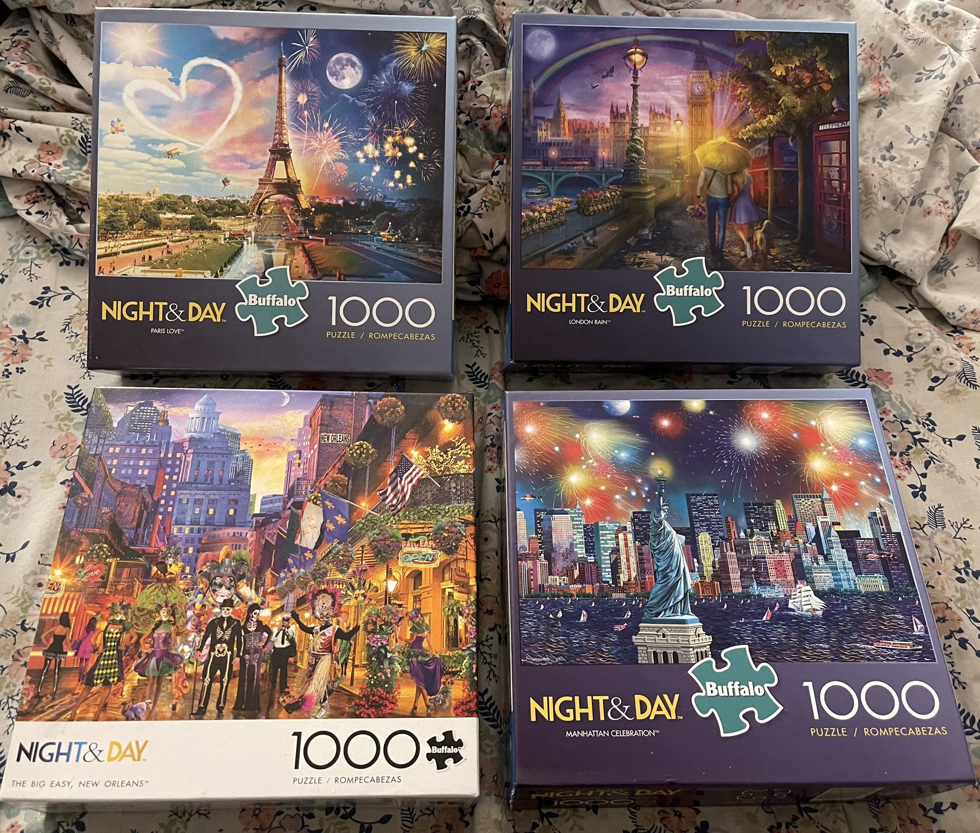 4- Night & Day 1000 Piece Buffalo Puzzles