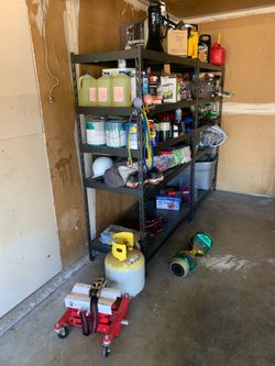 Garage rack junk
