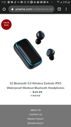 Waterproof workout bluetooth headphones
