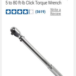 Pittsburgh Pro 3/8 Inch Torque Wrench