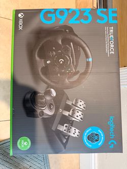 Xbox pedals, steering wheel, shifter
