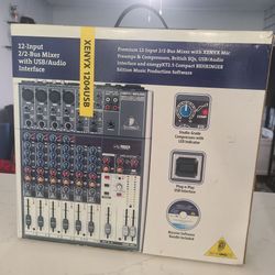 Behringer Xenyx 1204USB 12-Input Mixer