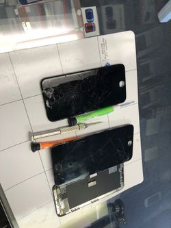 iPhone 8 Plus screen replacement ...check our profile for address