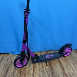 LaScoota Kick Scooter for Kids Ages 6+, Teens & Adults, Large 8" Sturdy Urethane Wheels. Adjustable Handlebar, Lightweight, Foldable, 220lbs Max Load