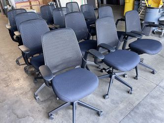 Steelcase Series one Black Mesh Office Task Chair