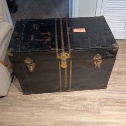 Trunk Antique From Belgian 1935