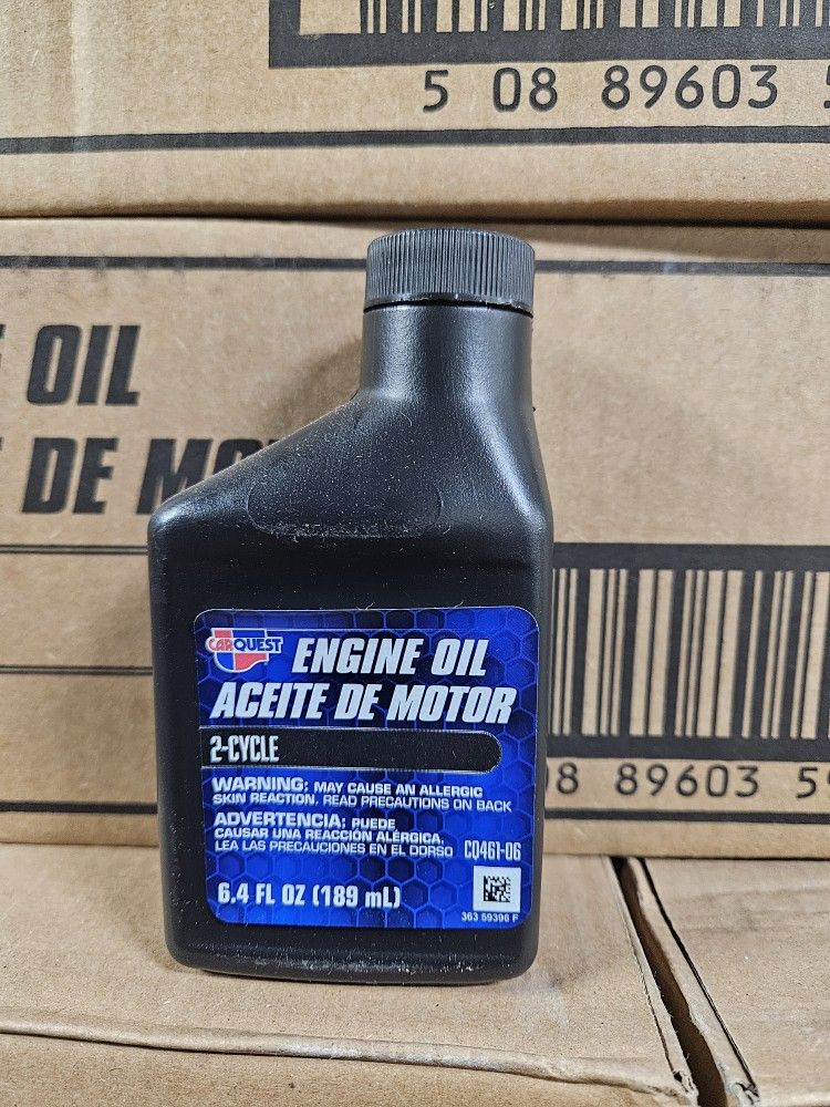 Carquest 2 Cycle Oil,6.4 Oz, Sold By Case