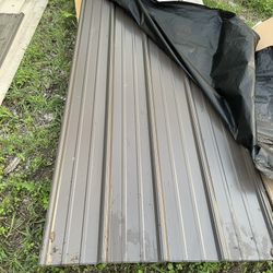9 8ft SM-Rib Galvalume Steel 29-Gauge Roof/Siding Panel in Slate