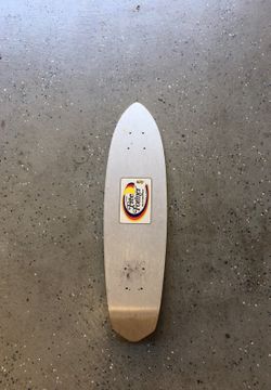old school aluminum skateboard