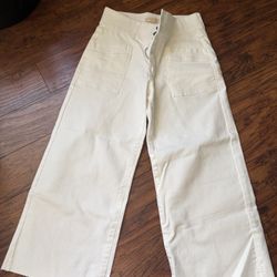 Farmers Market White Jeans Size 8