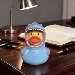 Big Rubber Duck In Shark