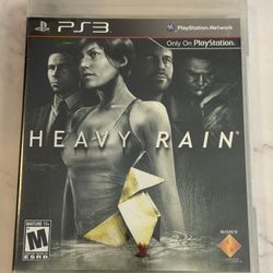 Heavy Rain For Sony PlayStation 3 PS3 Video Game 