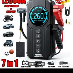 Jump Starter Air Pump 