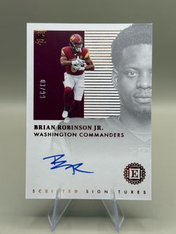 Brian Robinson Jr. Rookie Auto Card 03/99