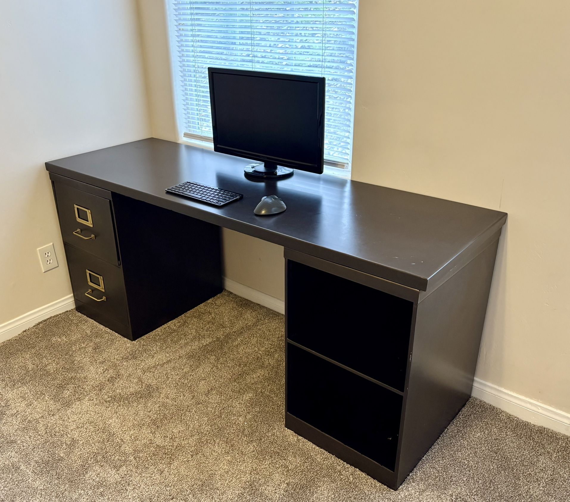 Restoration Hardware Large Metal Executive Desk