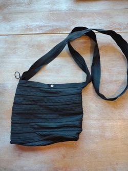 Vintage Y2K Zipit Black Multi-Zipper Mini Crossbody Bag