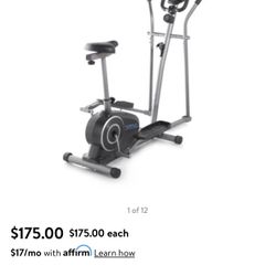 Weslo Elliptical  Exercise Bike