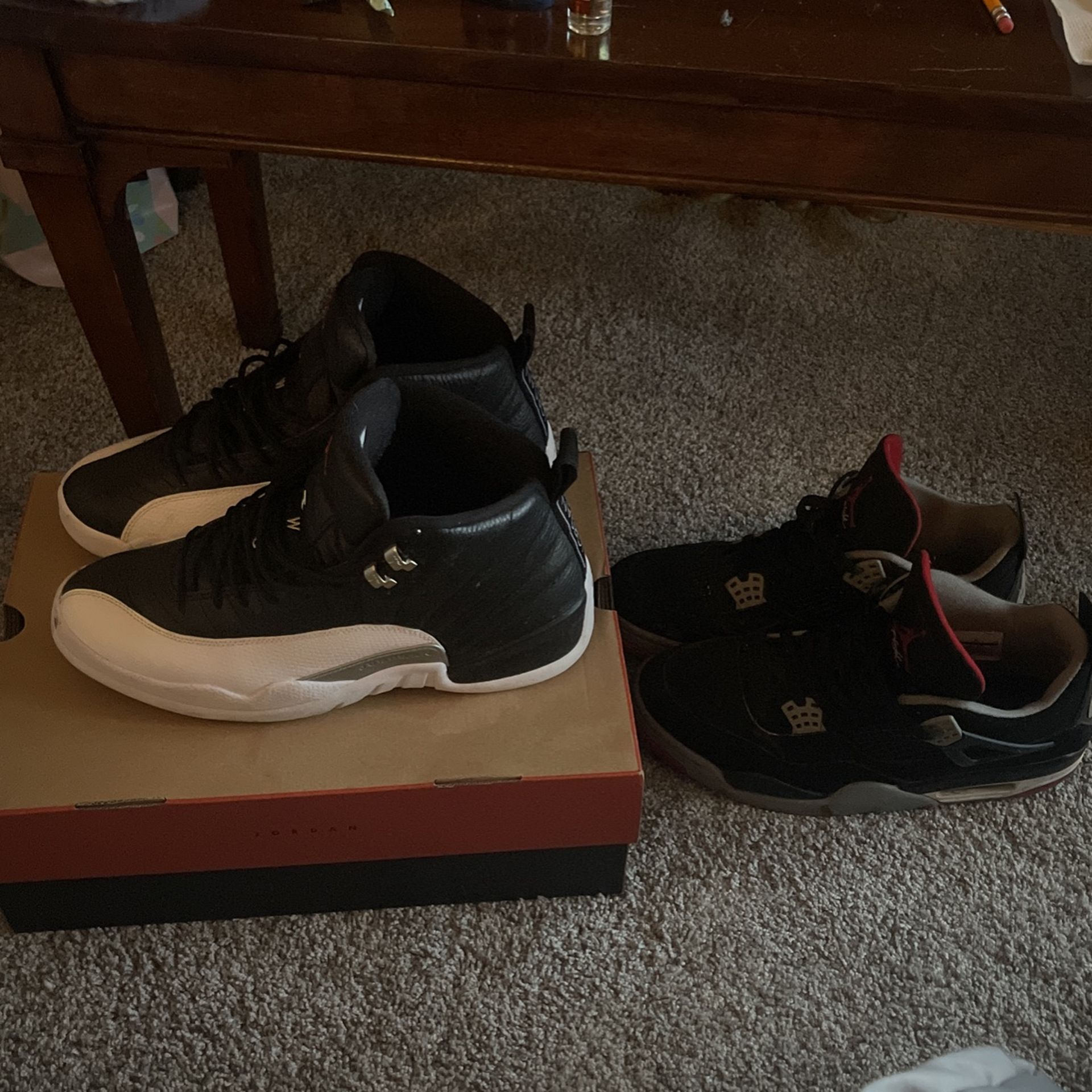 jordan 12 playoffs , jordan 4 breds,