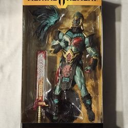 MCFARLANE MORTAL KOMBAT 11. CHASE BLOODY VARIATION . KOTAL KAHN EAGLE WARRIOR AZTEC GOD OF WAR 7"ACTION FIGURE. 
