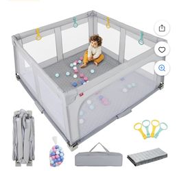 59” x 59” Large Baby Play Yard