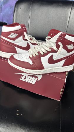 Jordan 1 Retro White / Team Red Size 8